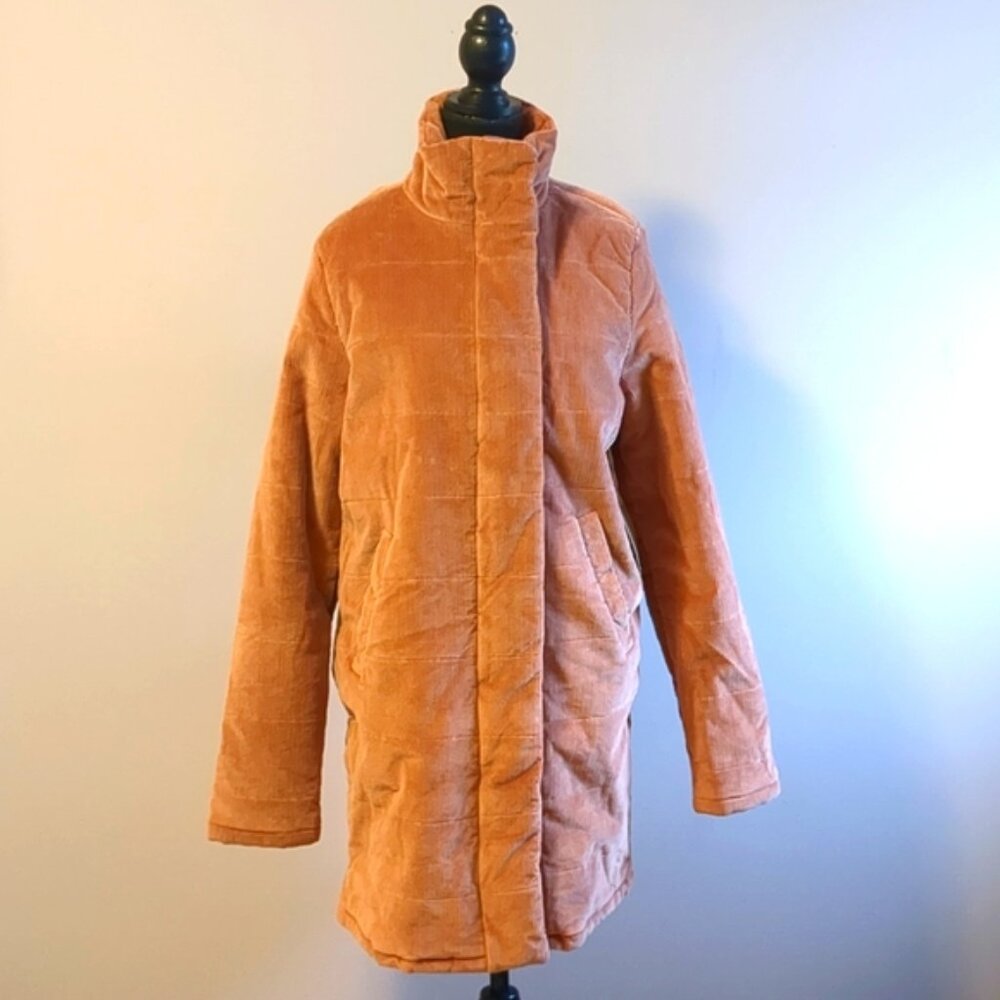 NWT JACKSON ROWE Sarin Cord Coat | Winter Rose - M - Picture 3 of 11